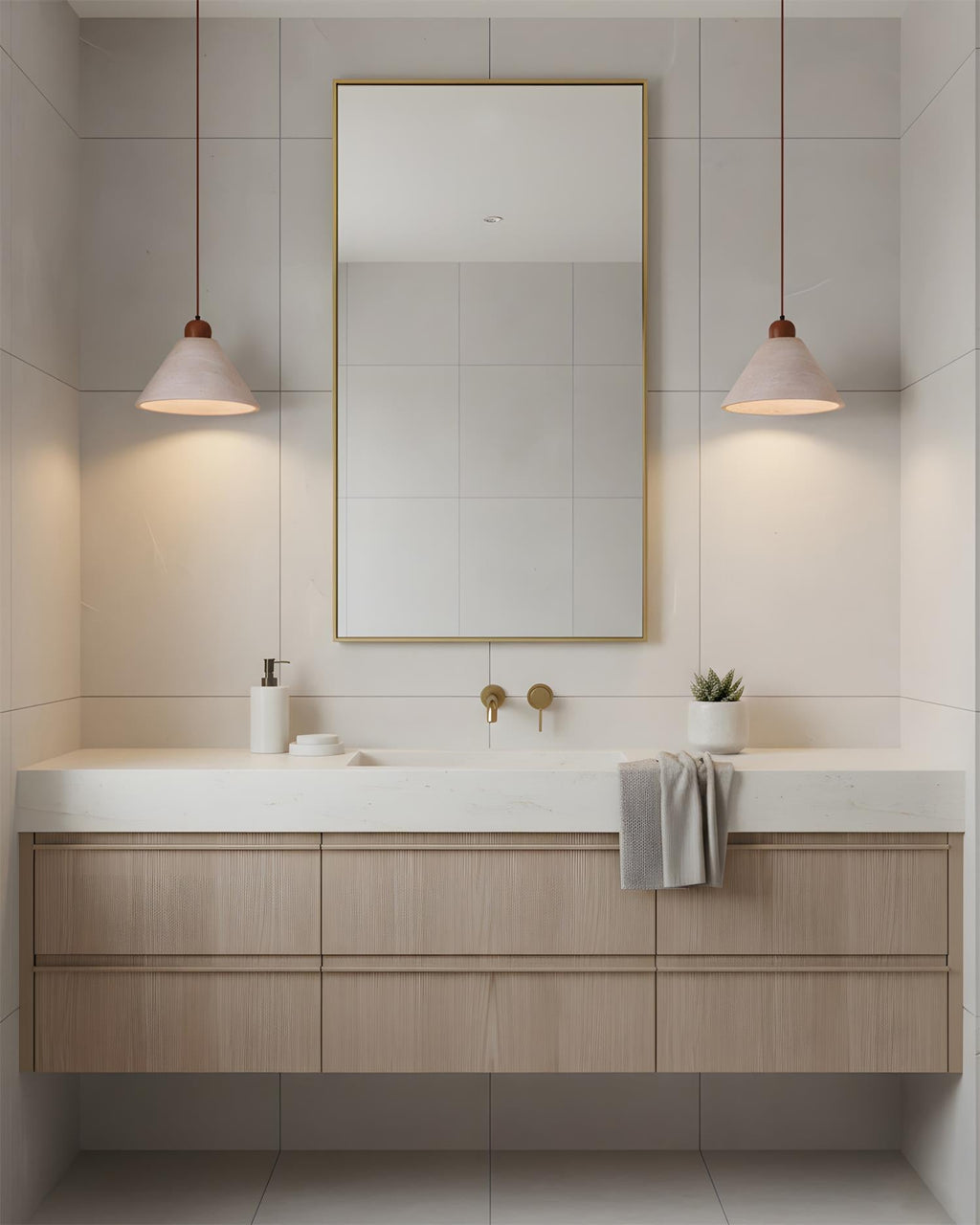 Marvra Travertine Pendant Lamp — product view 10