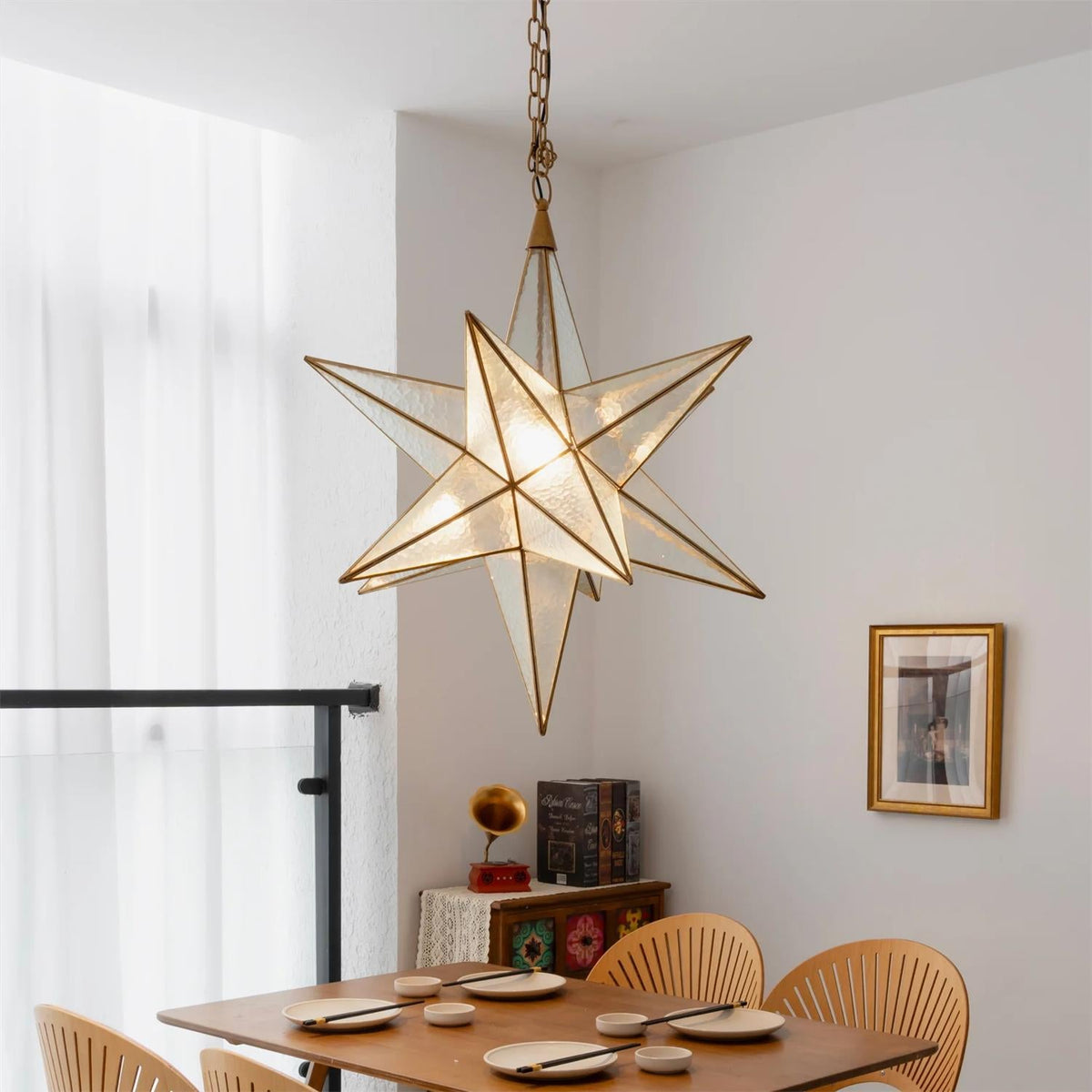 Stellora Glass Chandelier — product view 2