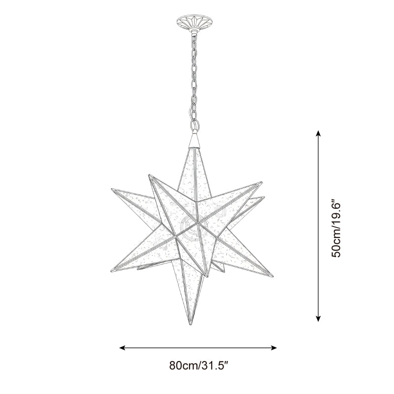 Stellora Glass Chandelier — product view 5