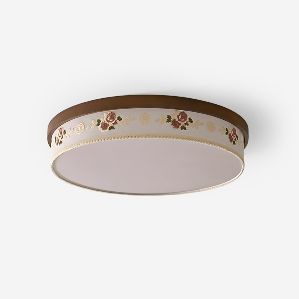 Petaline Wood Ceiling Lamp — product view 1