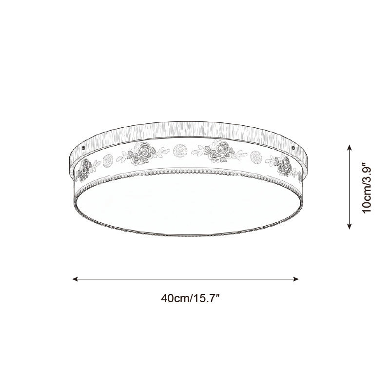 Petaline Wood Ceiling Lamp — product view 5