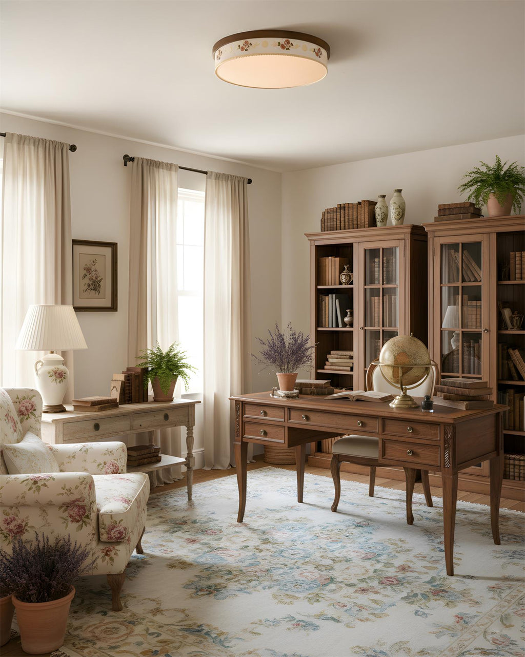 Petaline Wood Ceiling Lamp — product view 15