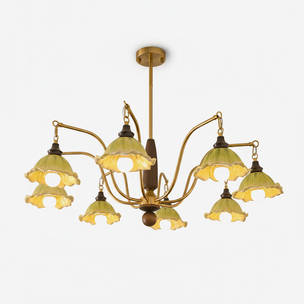 Verdessa Wood Chandelier — product view 1