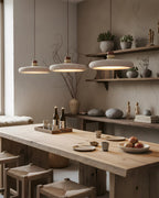 Riven Travertine Pendant Lamp — product view 3