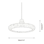 Riven Travertine Pendant Lamp — product view 5