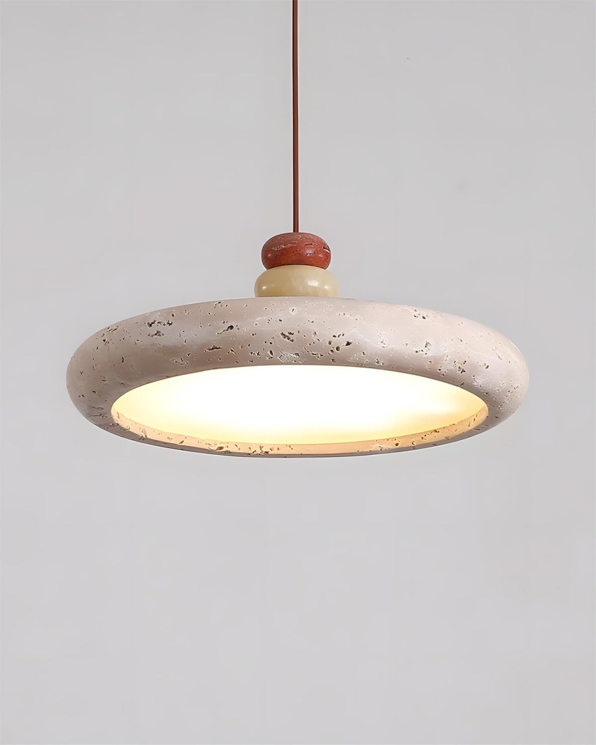 Riven Travertine Pendant Lamp — product view 15