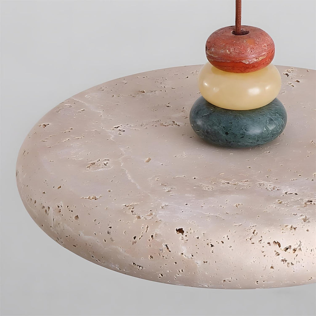 Riven Travertine Pendant Lamp — product view 16