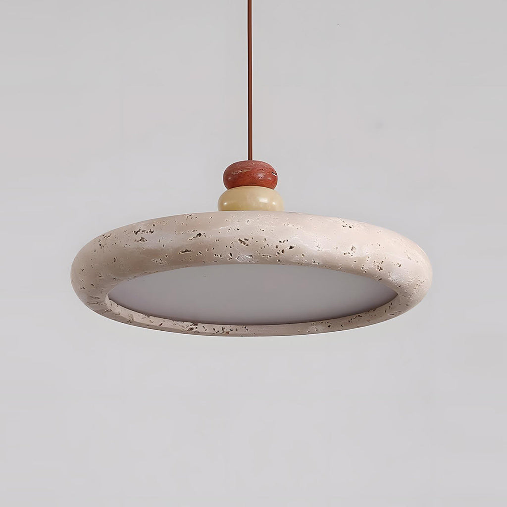 Riven Travertine Pendant Lamp — product view 18