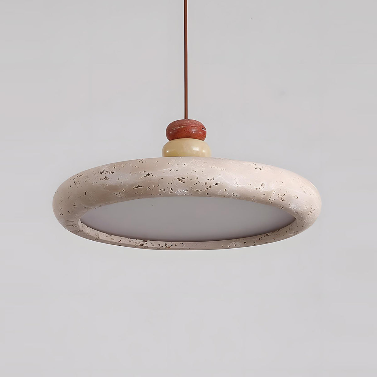 Riven Travertine Pendant Lamp — product view 18