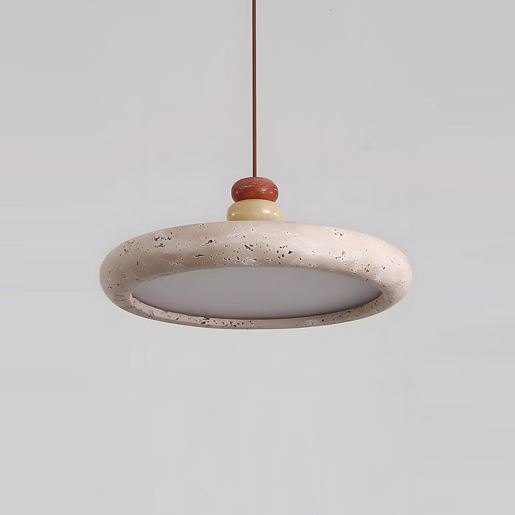 Riven Travertine Pendant Lamp — product view 19