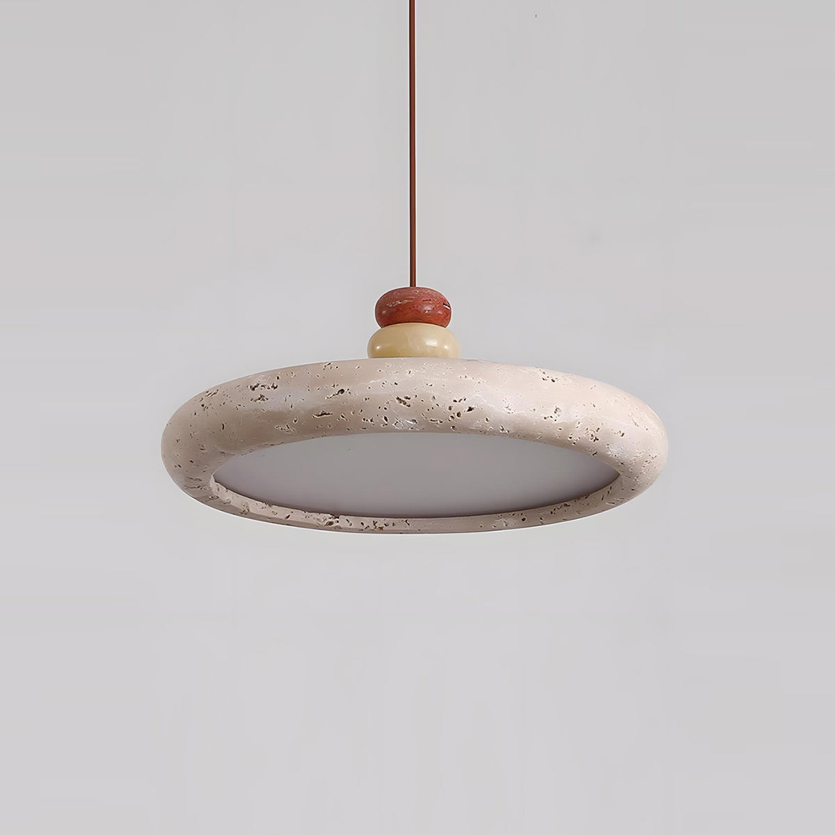 Riven Travertine Pendant Lamp — product view 19