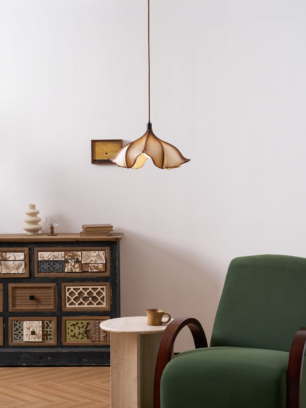 Calysa Wood Pendant Lamp — product view 11