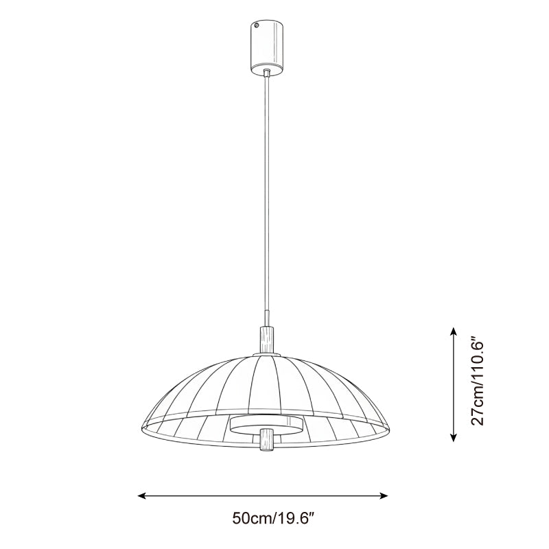 Lunaro Metal Pendant Lamp — product view 5