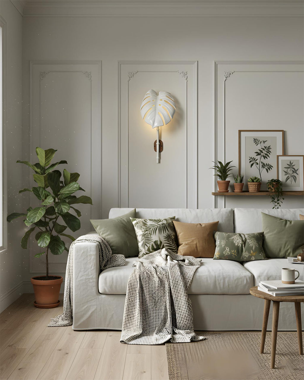 Folium Glass Wall Lamp — product view 3
