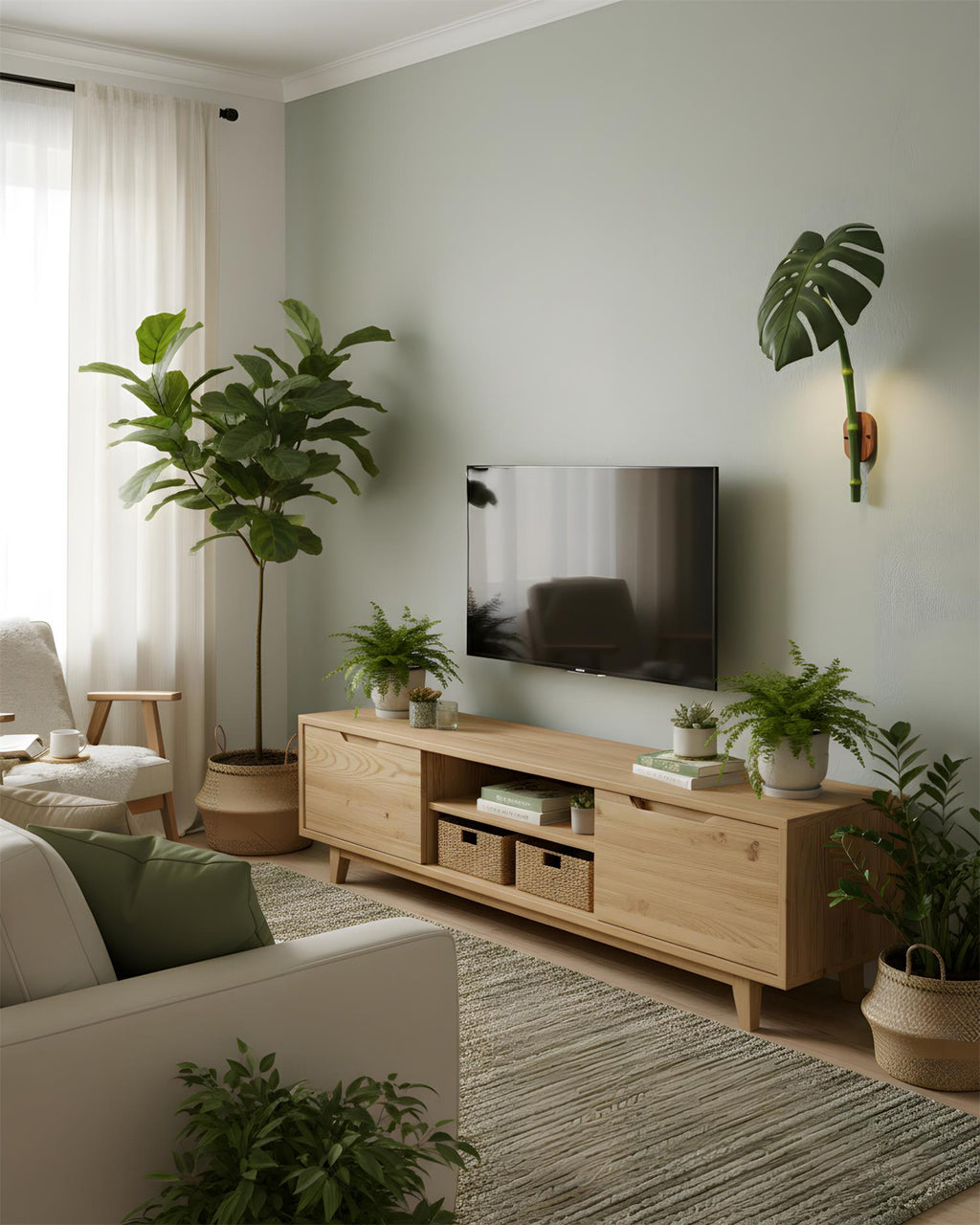Folium Glass Wall Lamp — product view 4