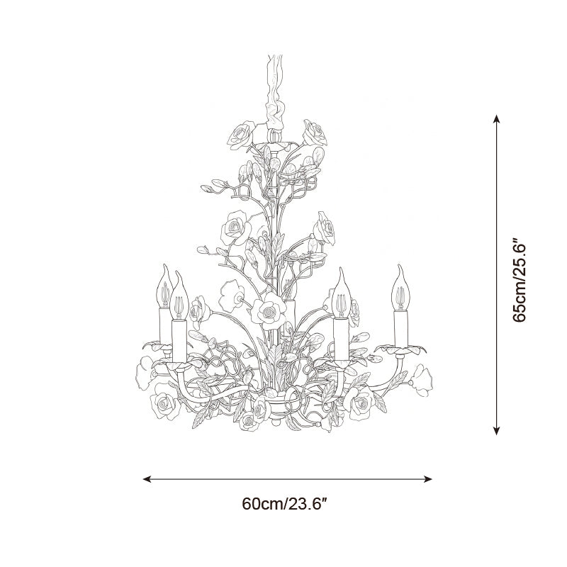 Bellara Metal Chandelier — product view 5