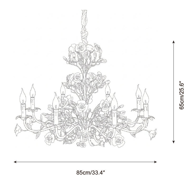 Bellara Metal Chandelier — product view 7