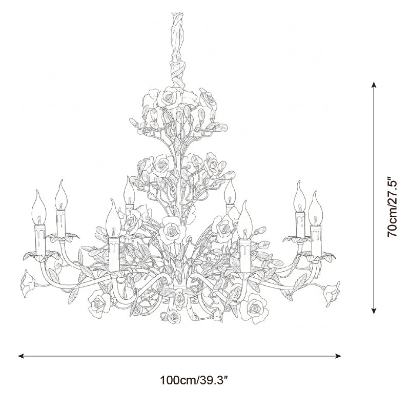 Bellara Metal Chandelier — product view 8