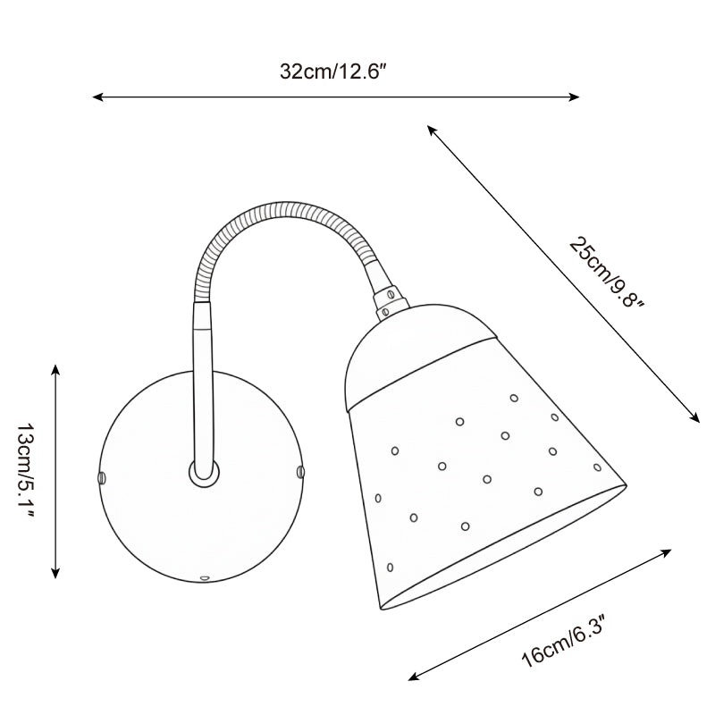 Filo Metal Wall Lamp — product view 5