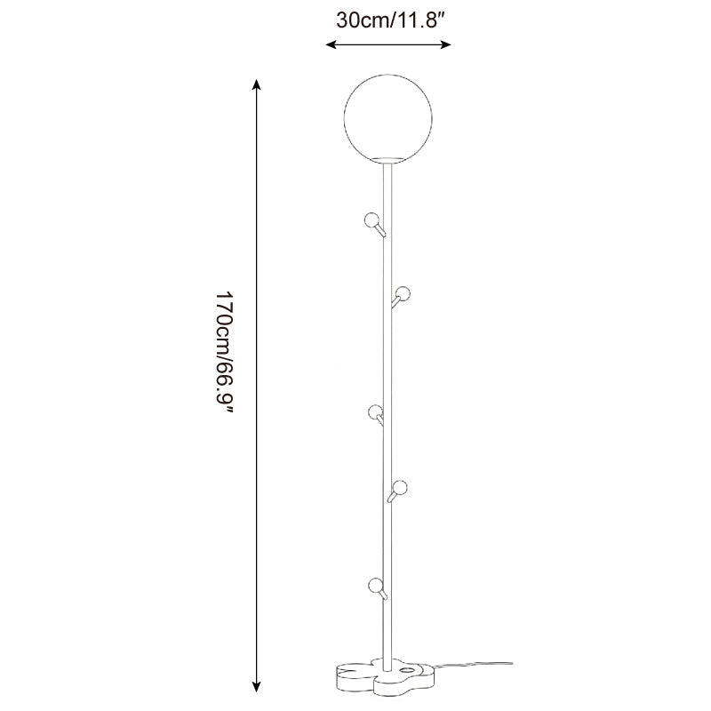 Dotty Metal Floor Lamp — product view 5