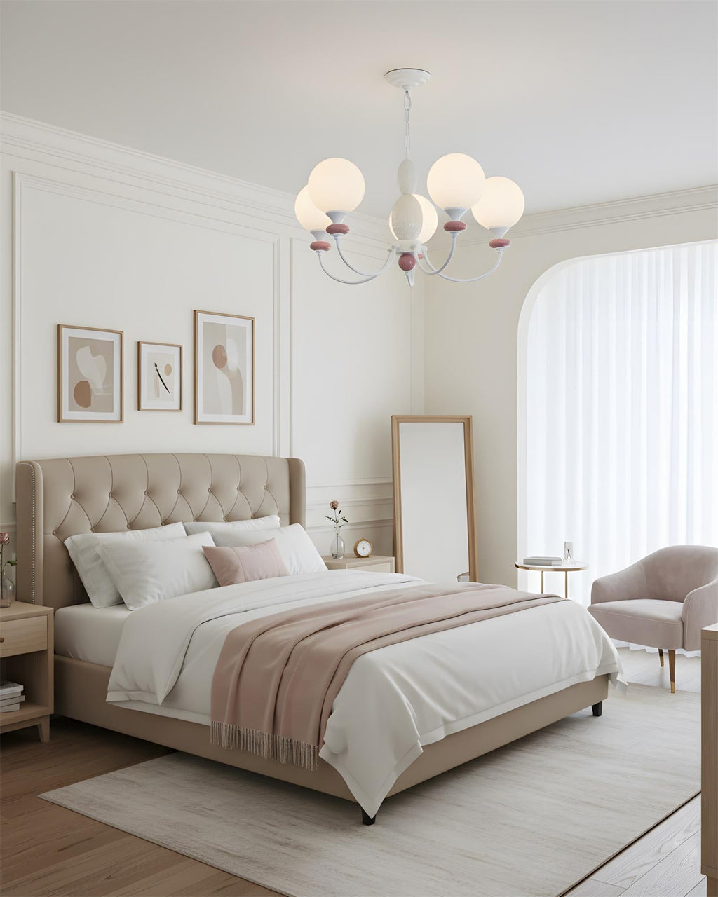Blanca Glass Chandelier — product view 3