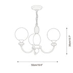 Blanca Glass Chandelier — product view 5
