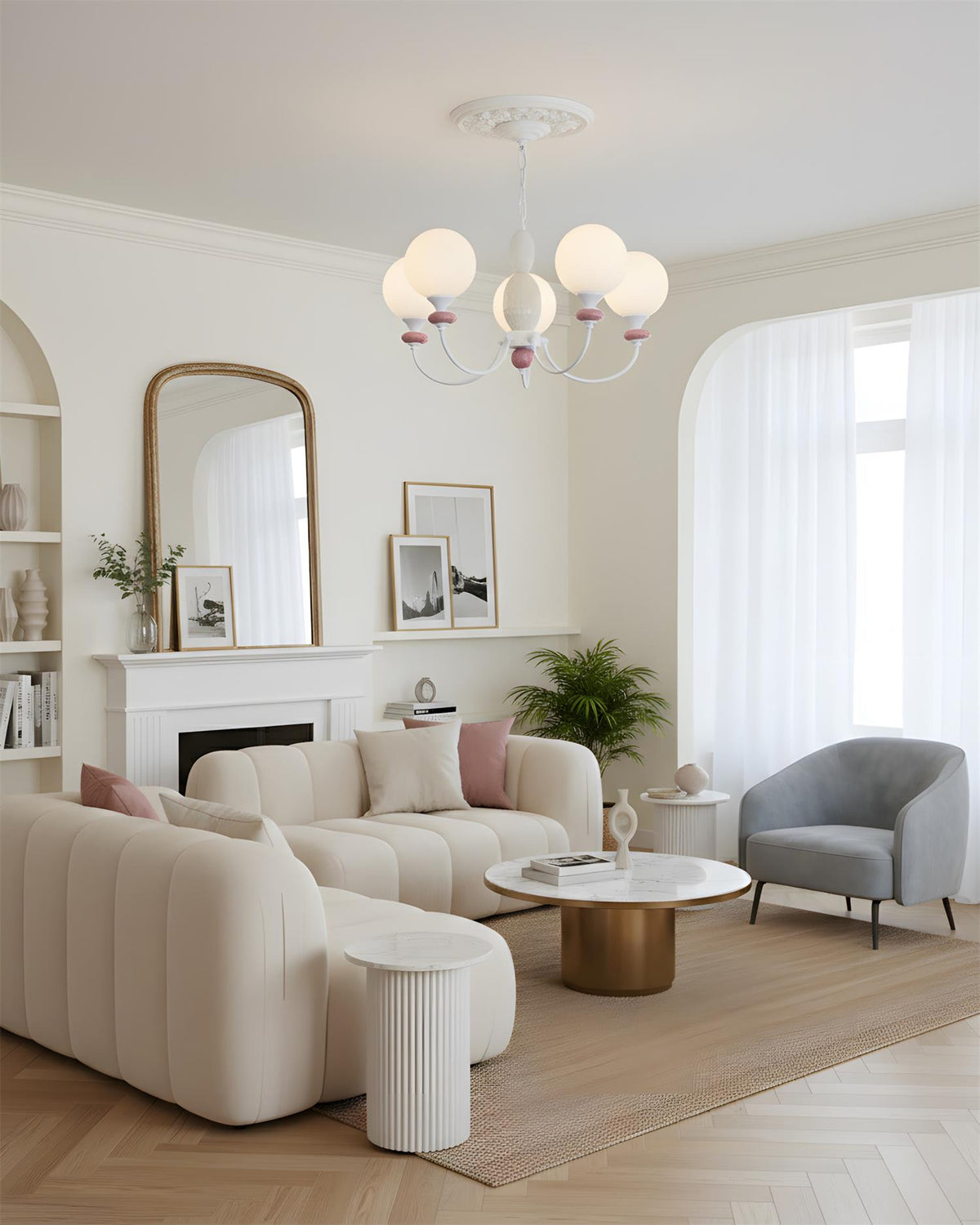 Blanca Glass Chandelier — product view 8