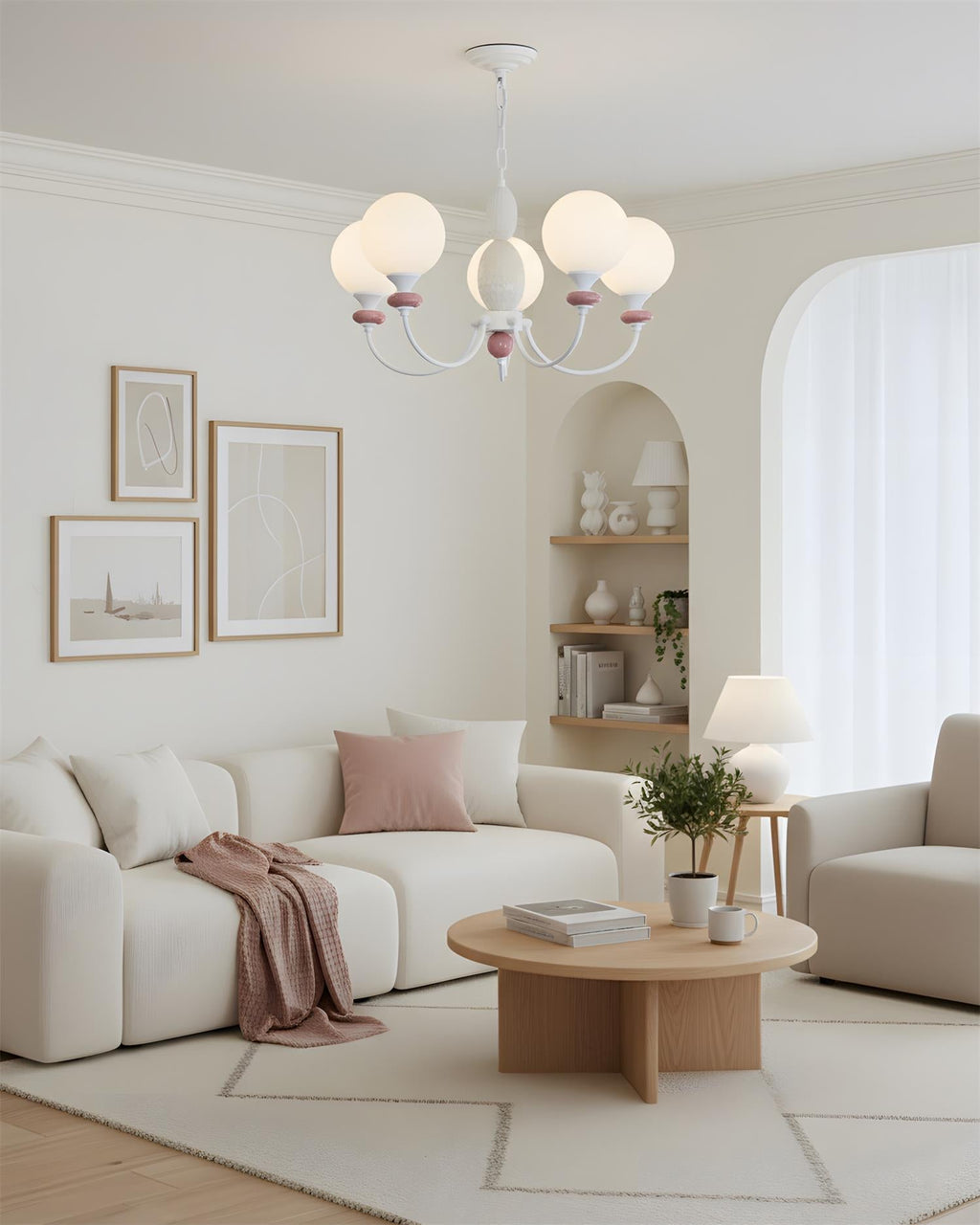 Blanca Glass Chandelier — product view 9