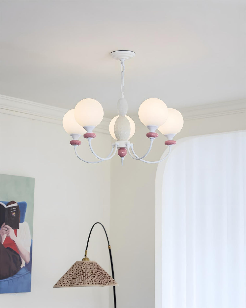 Blanca Glass Chandelier — product view 13