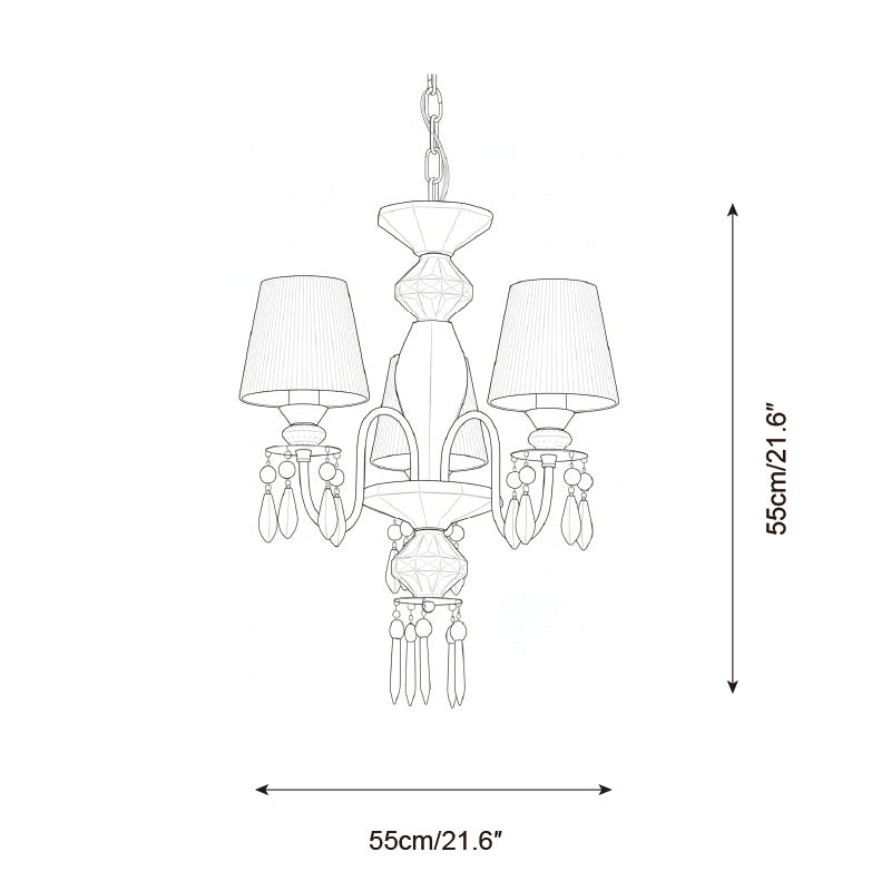 Bellina Metal Chandelier — product view 5