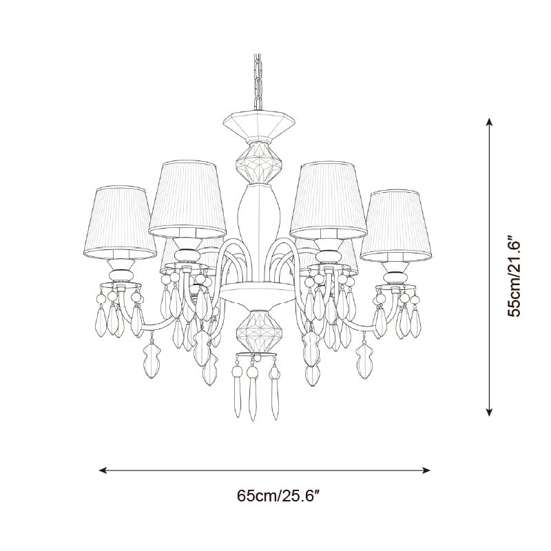 Bellina Metal Chandelier — product view 6