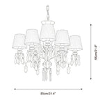 Bellina Metal Chandelier — product view 7