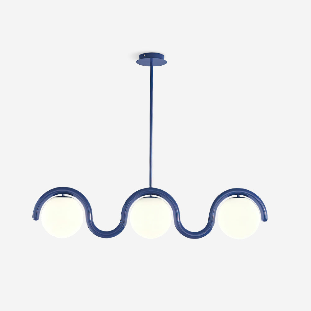 Wavora Glass Chandelier — product view 1
