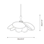 Lily Petal Wood Pendant Lamp — product view 12