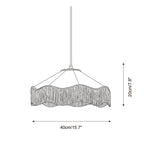 Gatsby Fringe Metal Pendant Lamp — product view 5