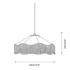 Gatsby Fringe Metal Pendant Lamp — product view 6