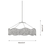 Gatsby Fringe Metal Pendant Lamp — product view 7