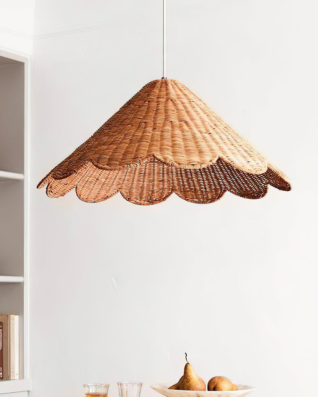 Scallop Metal Pendant Lamp — product view 3