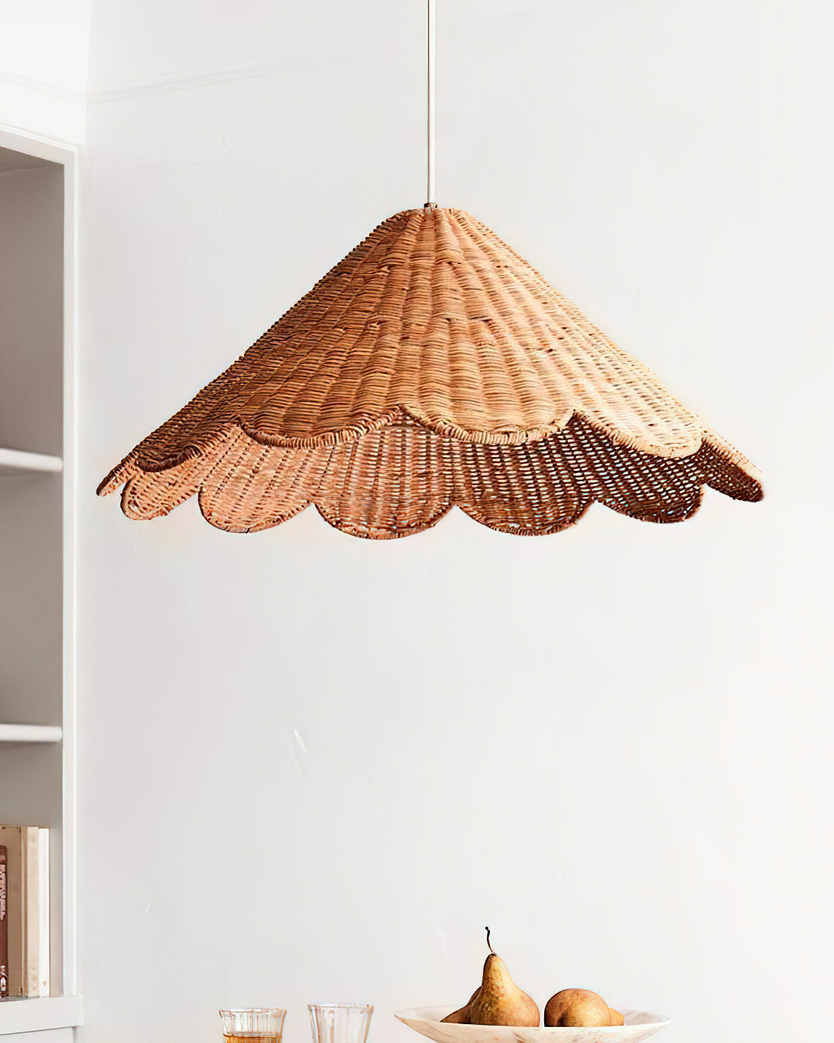 Scallop Metal Pendant Lamp — product view 3