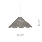 Scallop Metal Pendant Lamp — product view 6