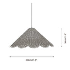Scallop Metal Pendant Lamp — product view 7