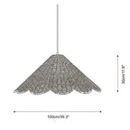 Scallop Metal Pendant Lamp — product view 8