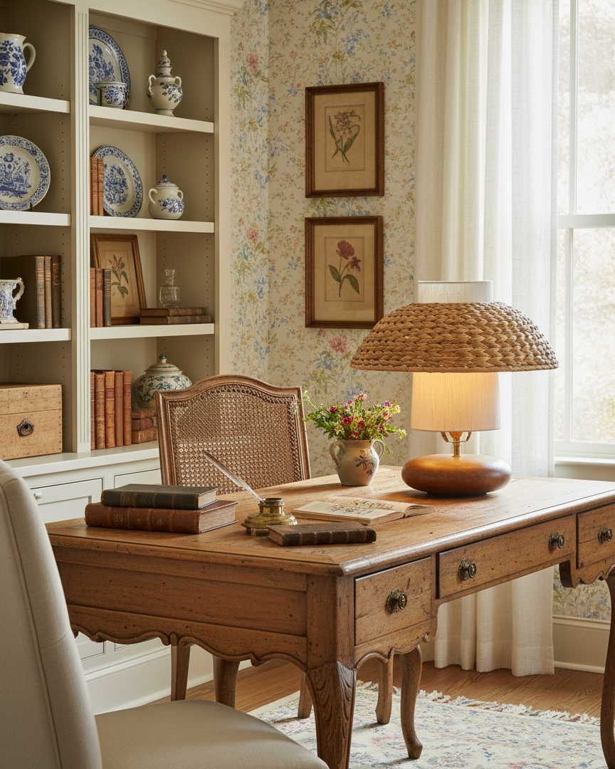 Earthbound Wood Table Lamp — product view 3