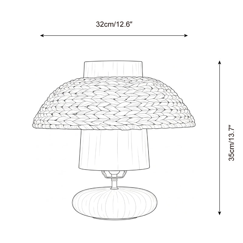 Earthbound Wood Table Lamp — product view 5