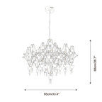 Butterfly Dream Metal Chandelier — product view 6