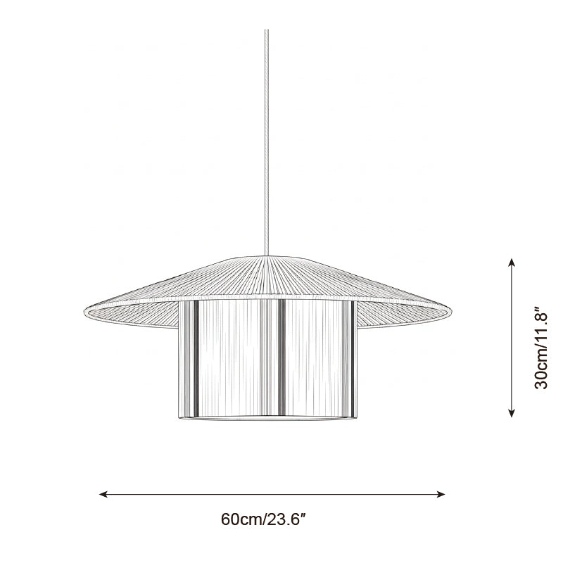Literary Metal Pendant Lamp — product view 8