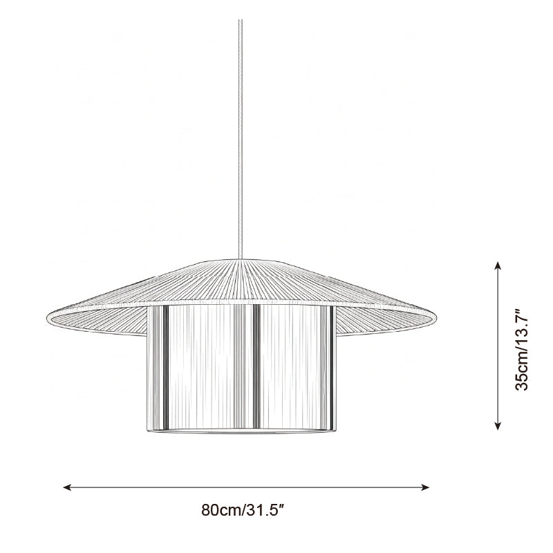 Literary Metal Pendant Lamp — product view 9