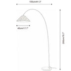 Arcadia Marble Floor Lamp — product view 5