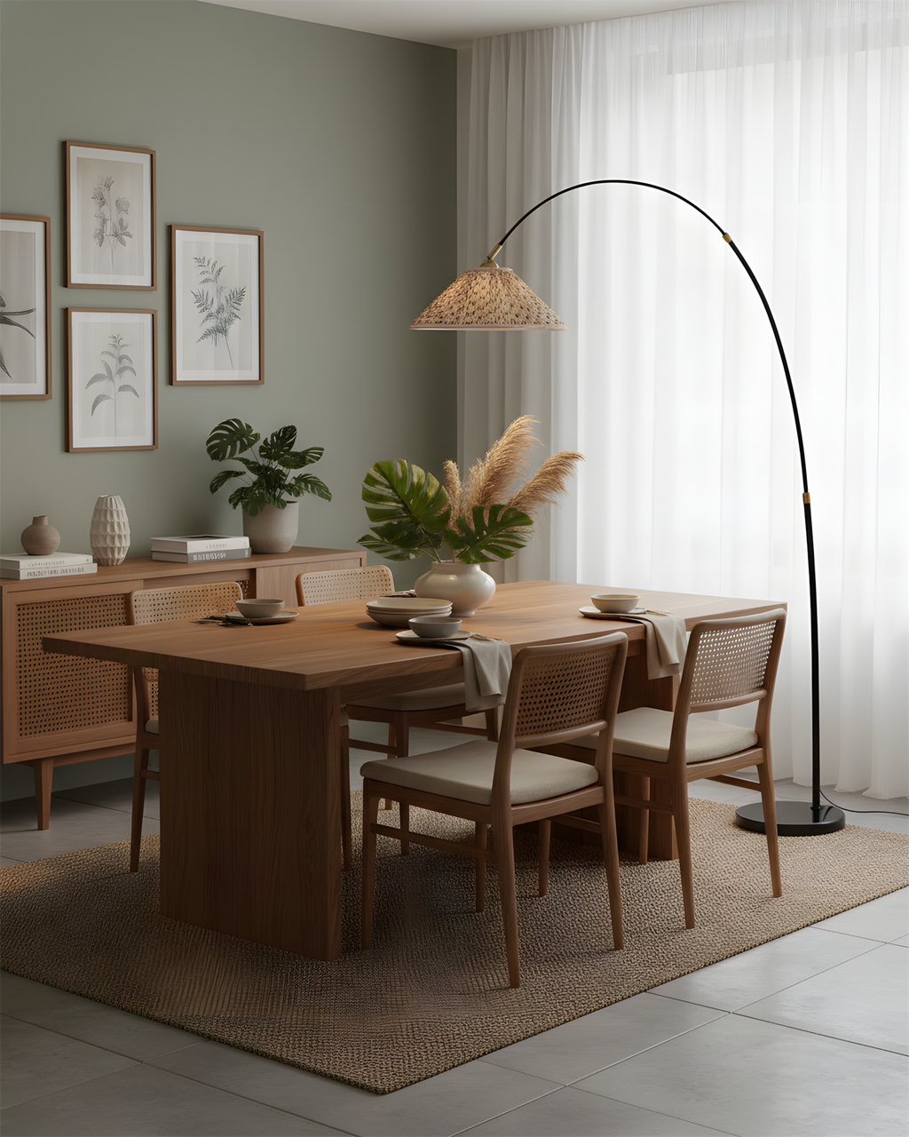 Arcadia Marble Floor Lamp — product view 6