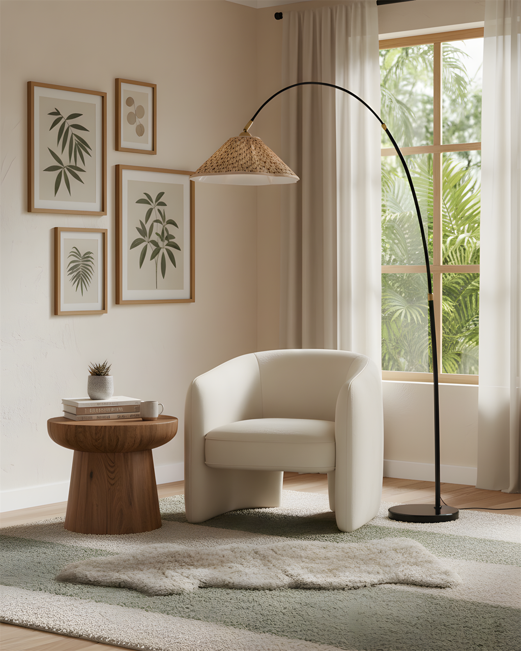 Arcadia Marble Floor Lamp — product view 7